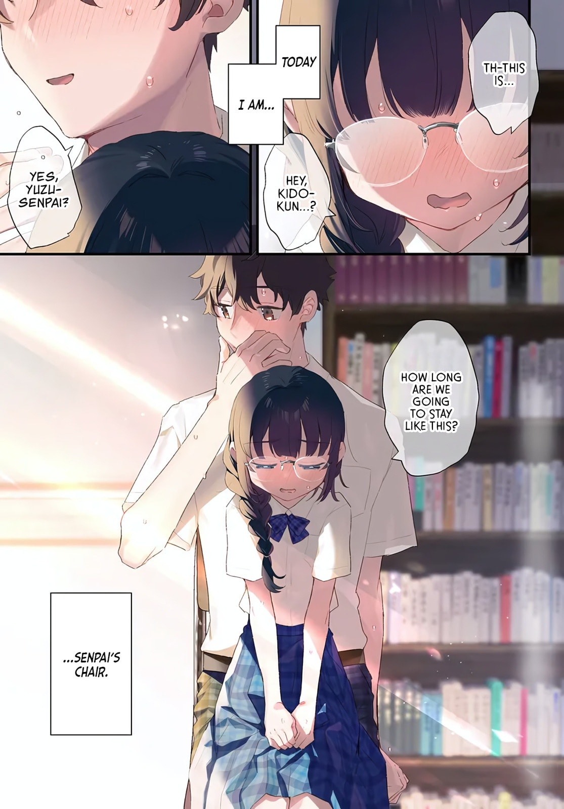 After I Let The Small And Cute Intellectual Senior Of The Literature Club Sit On My Lap, She Started Sitting There Every Day