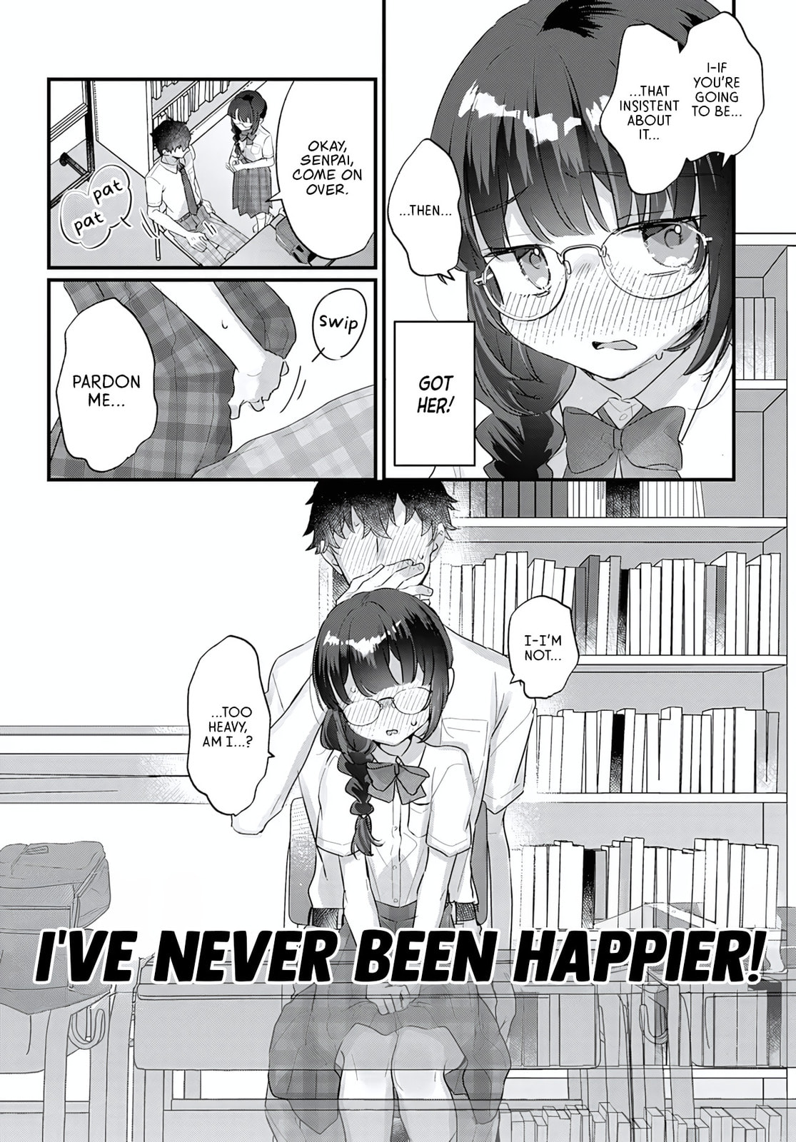 After I Let The Small And Cute Intellectual Senior Of The Literature Club Sit On My Lap, She Started Sitting There Every Day