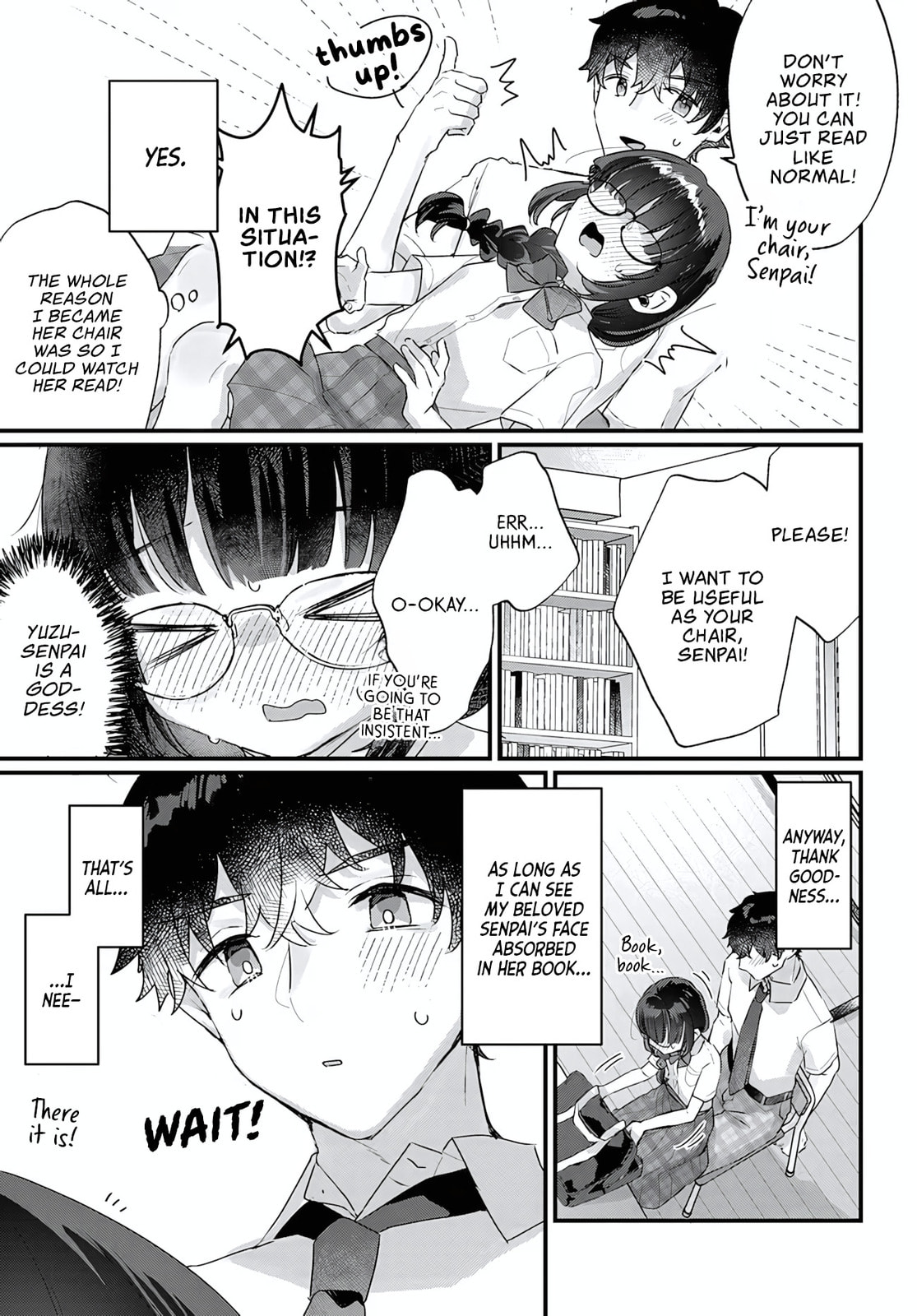 After I Let The Small And Cute Intellectual Senior Of The Literature Club Sit On My Lap, She Started Sitting There Every Day