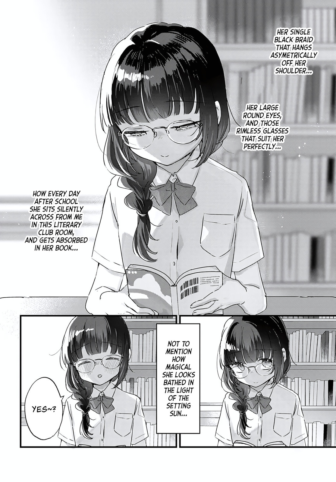 After I Let The Small And Cute Intellectual Senior Of The Literature Club Sit On My Lap, She Started Sitting There Every Day