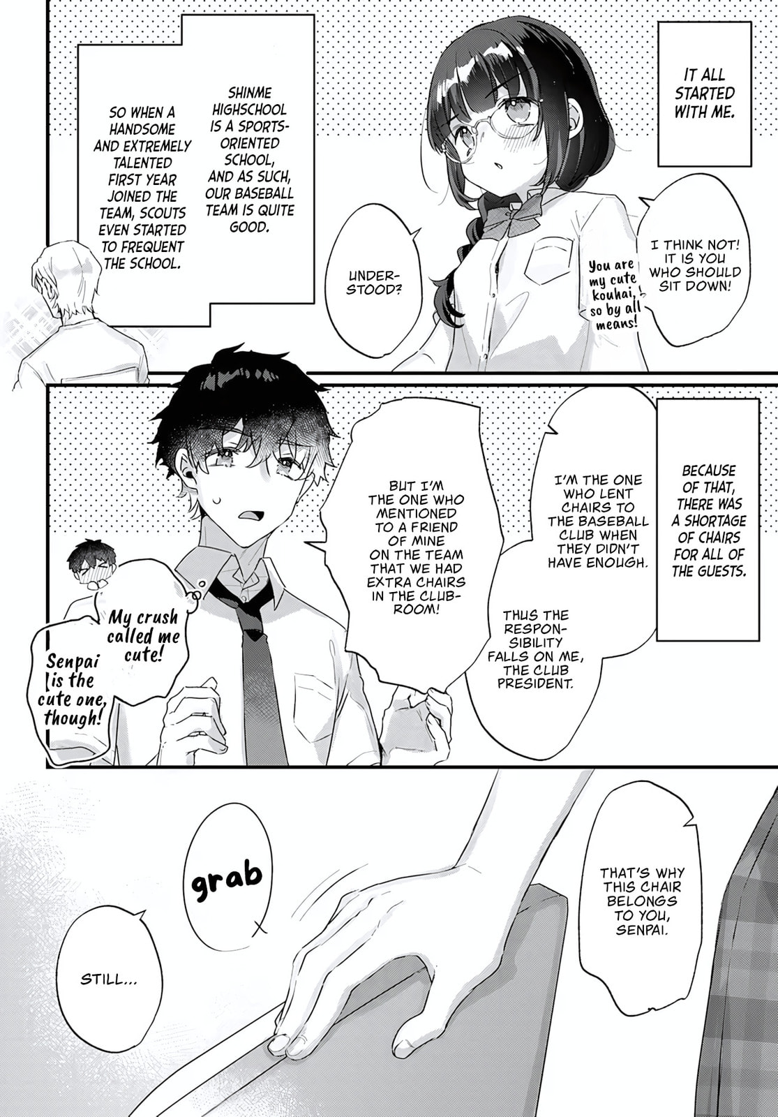 After I Let The Small And Cute Intellectual Senior Of The Literature Club Sit On My Lap, She Started Sitting There Every Day