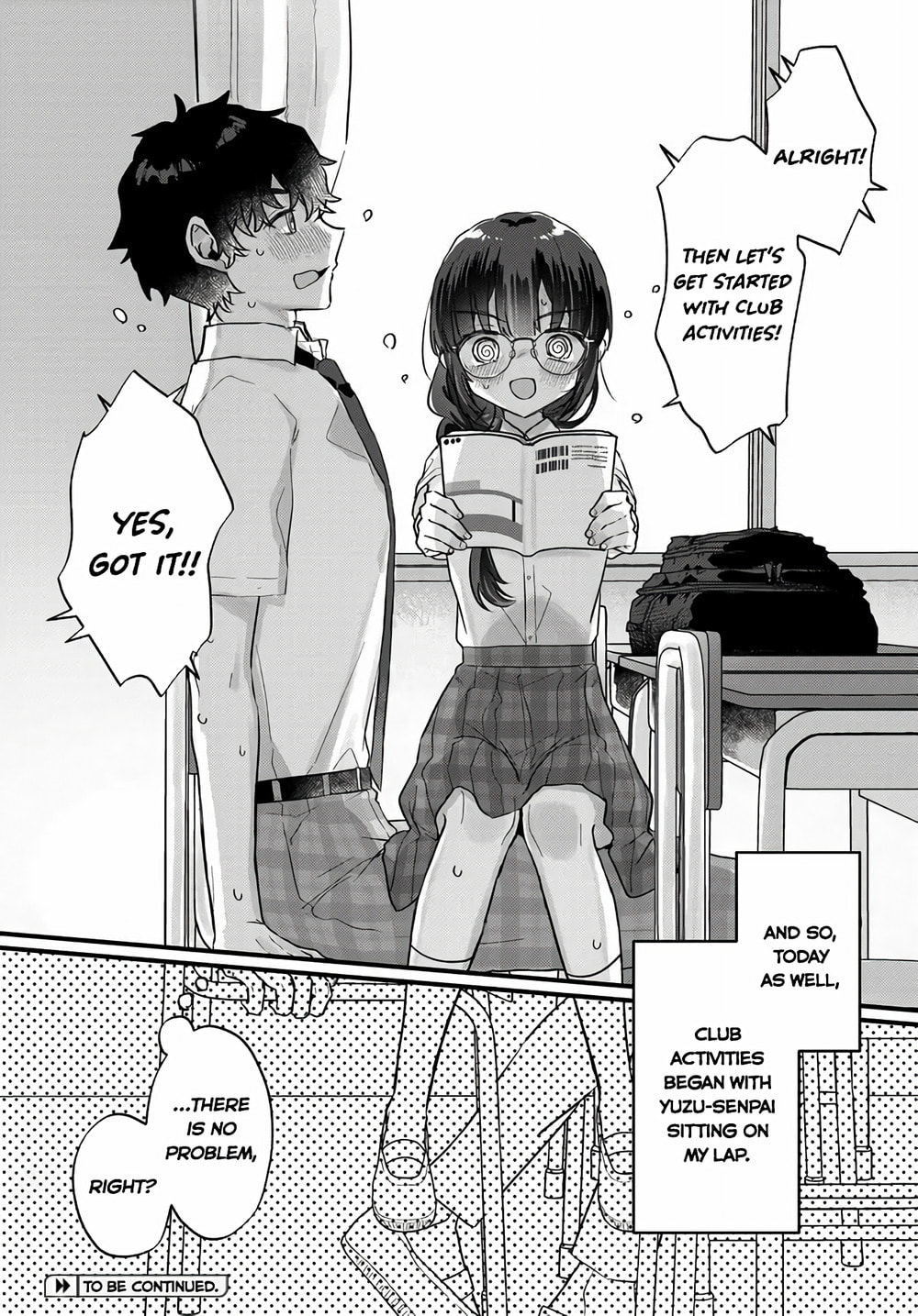 After I Let The Small And Cute Intellectual Senior Of The Literature Club Sit On My Lap, She Started Sitting There Every Day