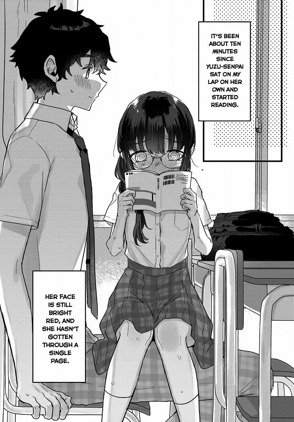 After I Let The Small And Cute Intellectual Senior Of The Literature Club Sit On My Lap, She Started Sitting There Every Day