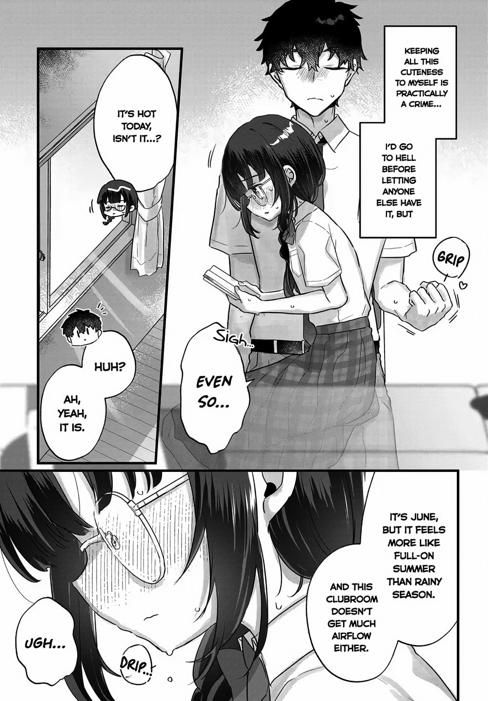 After I Let The Small And Cute Intellectual Senior Of The Literature Club Sit On My Lap, She Started Sitting There Every Day