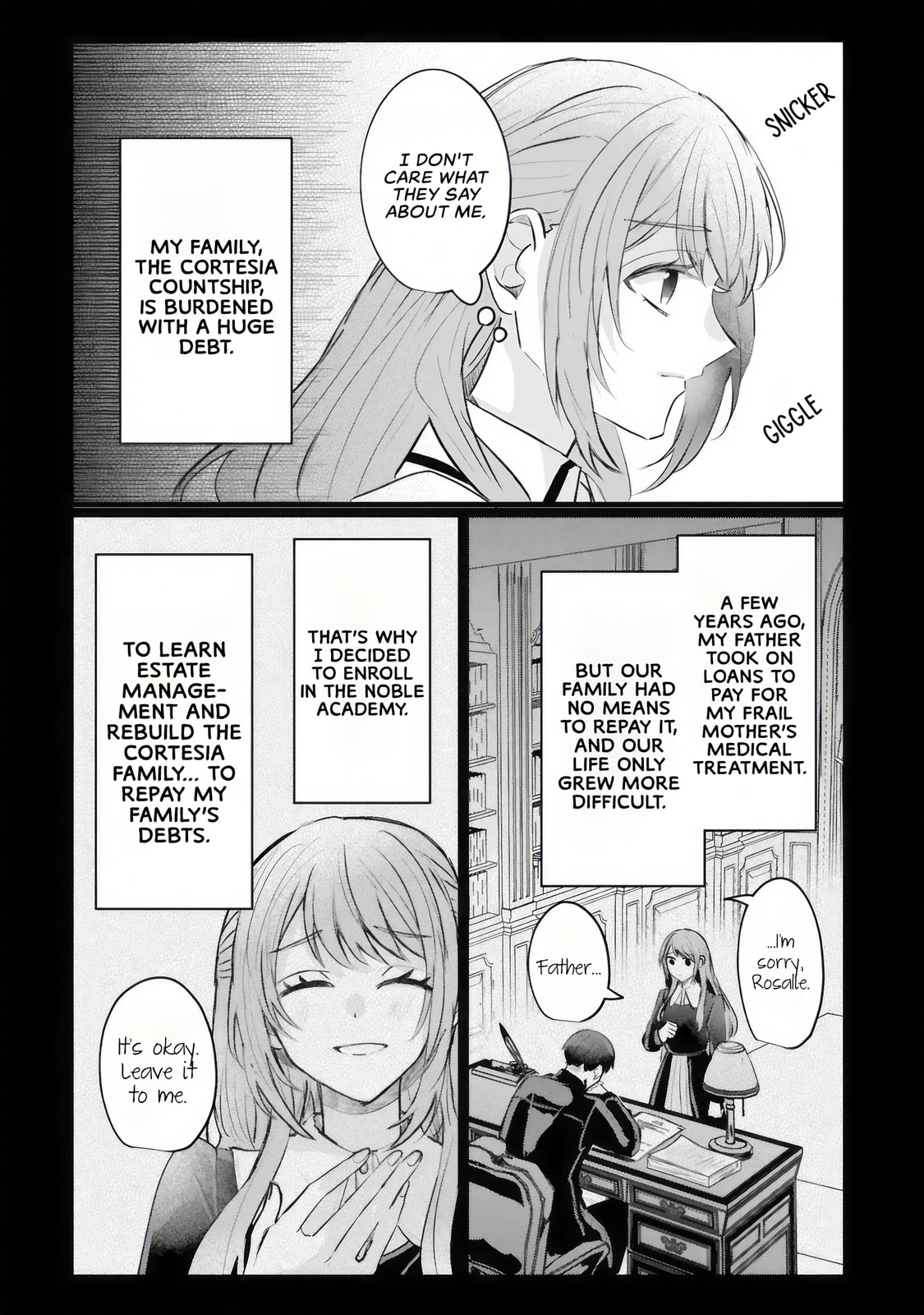 A Love-Distrusting Noble Lady Doesn't Notice the Cold Knight's Devotion