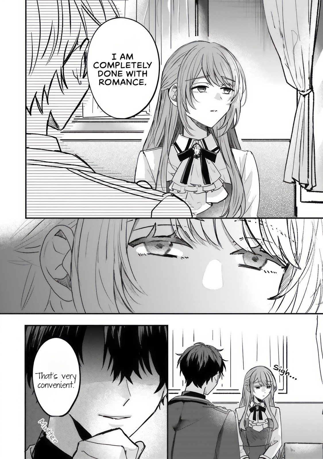 A Love-Distrusting Noble Lady Doesn't Notice the Cold Knight's Devotion