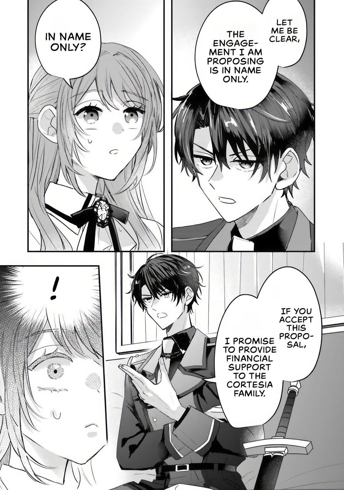 A Love-Distrusting Noble Lady Doesn't Notice the Cold Knight's Devotion