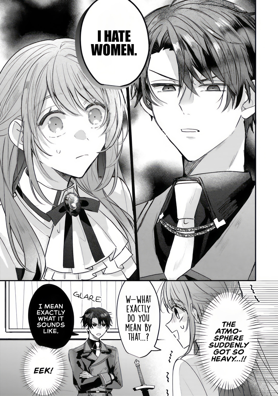 A Love-Distrusting Noble Lady Doesn't Notice the Cold Knight's Devotion
