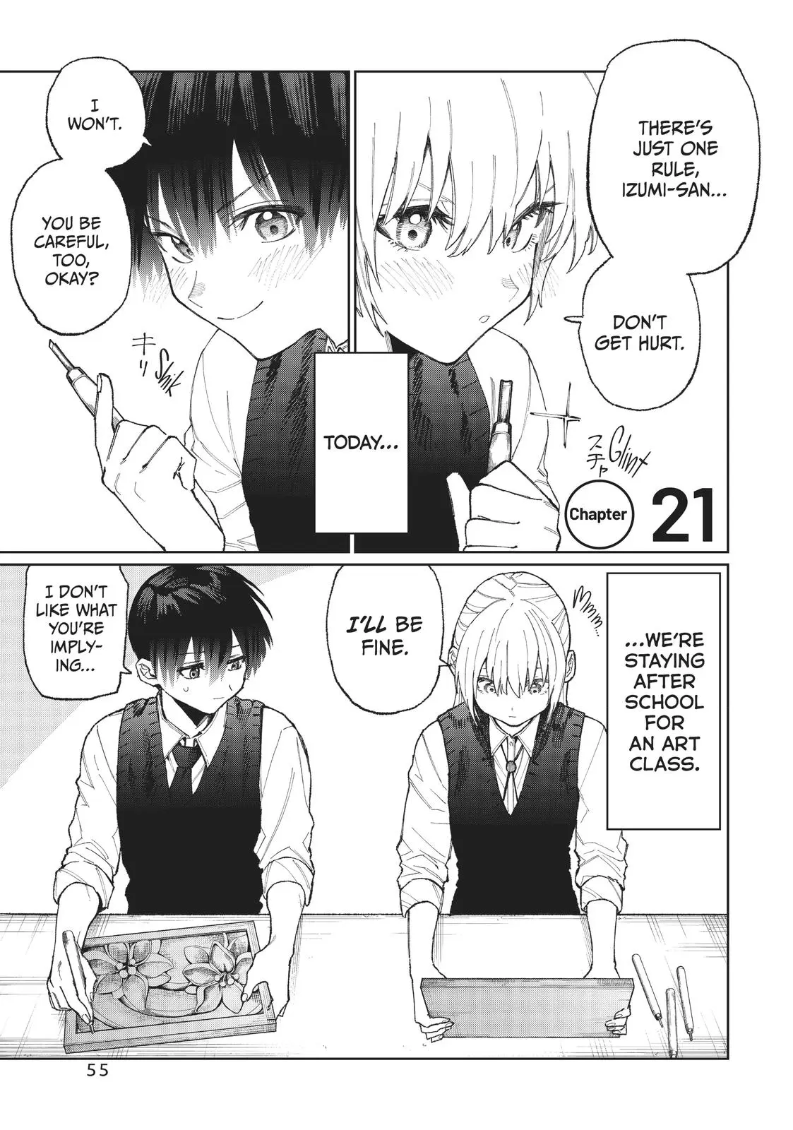 Shikimori's Not Just a Cutie — Chapter 21 — Page 1