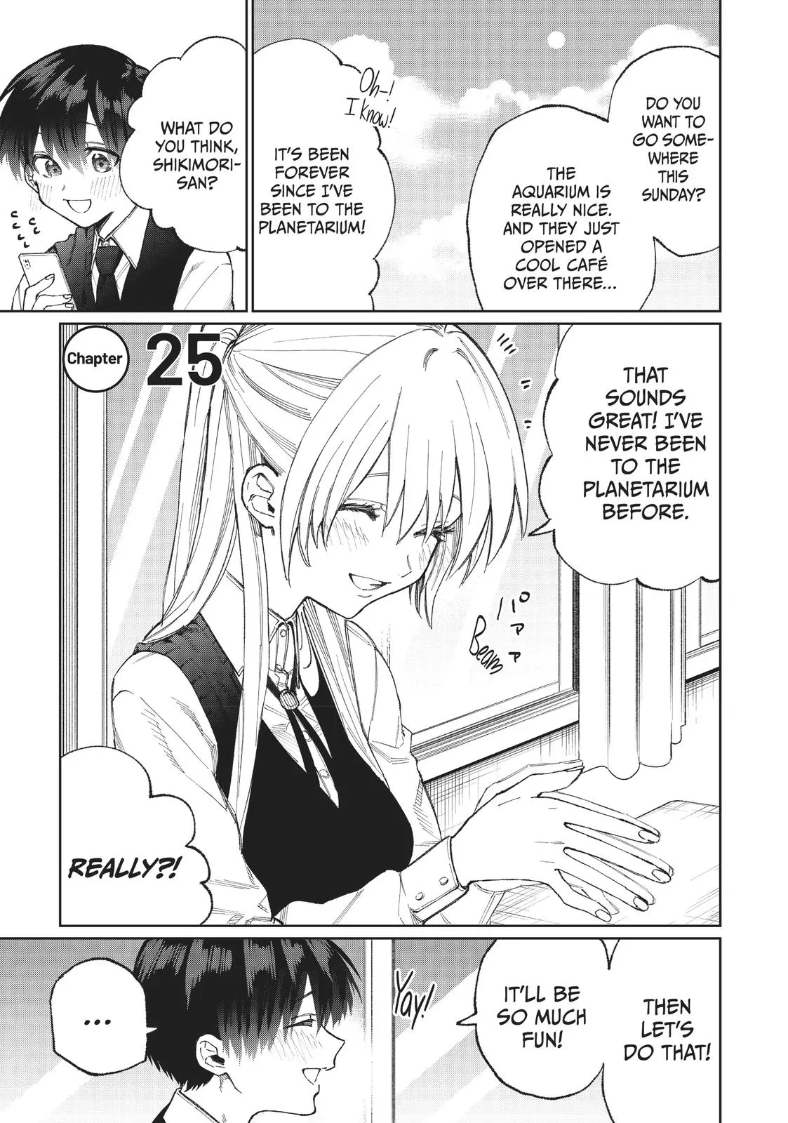 Shikimori's Not Just a Cutie — Chapter 25 — Page 1
