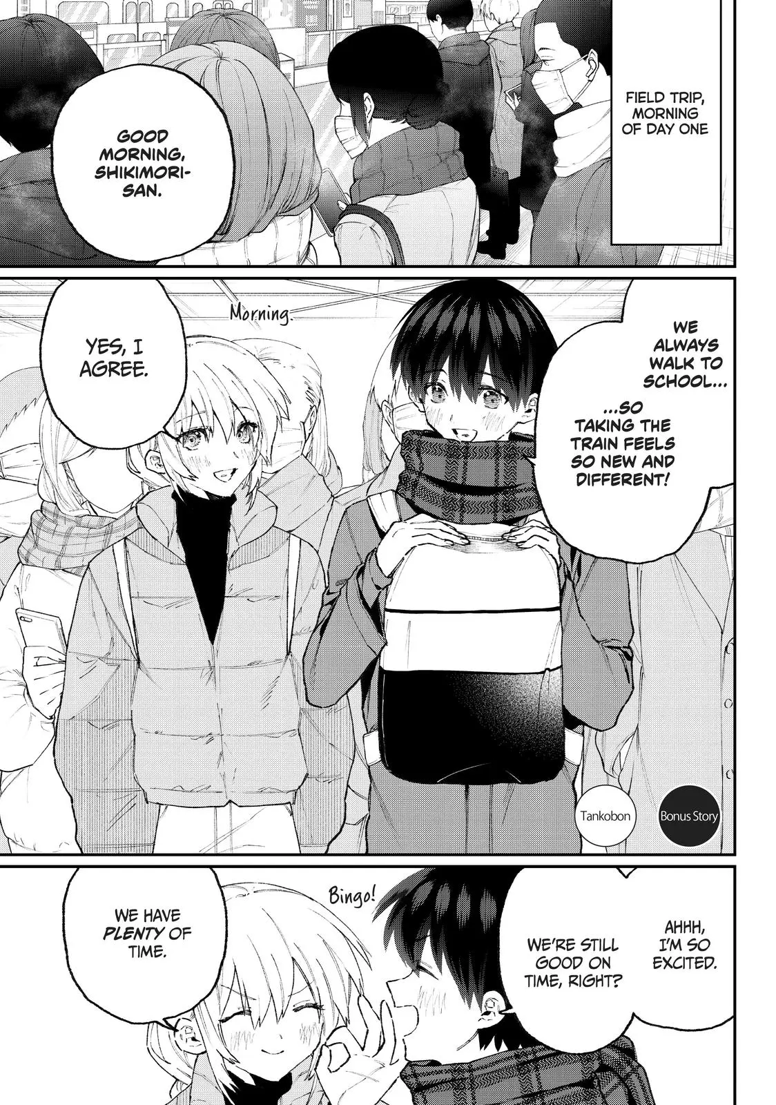 Shikimori's Not Just a Cutie — Chapter 92.5 — Page 1