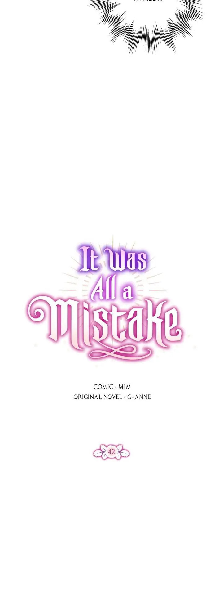 It Was All a Mistake