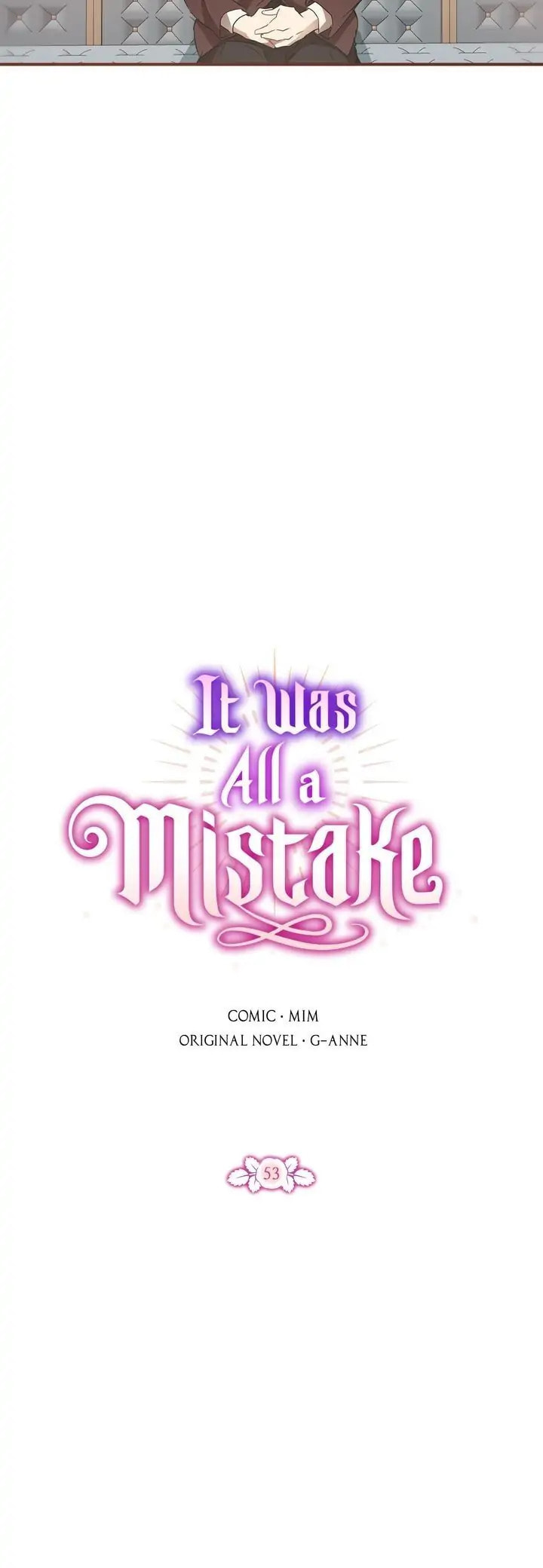 It Was All a Mistake