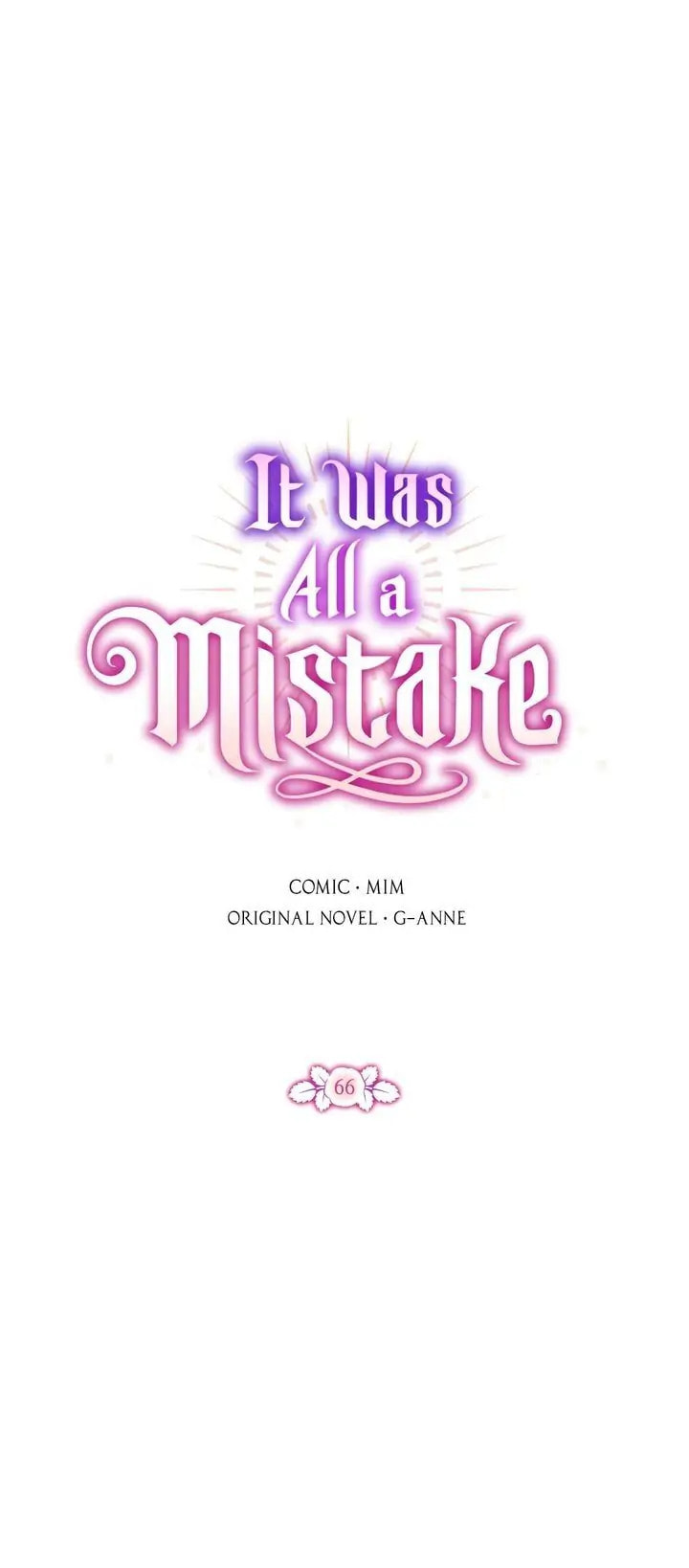 It Was All a Mistake