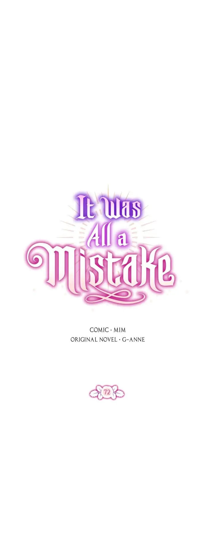 It Was All a Mistake
