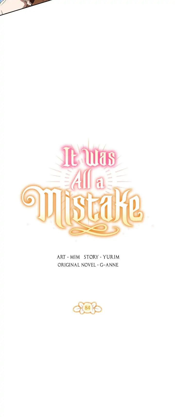 It Was All a Mistake