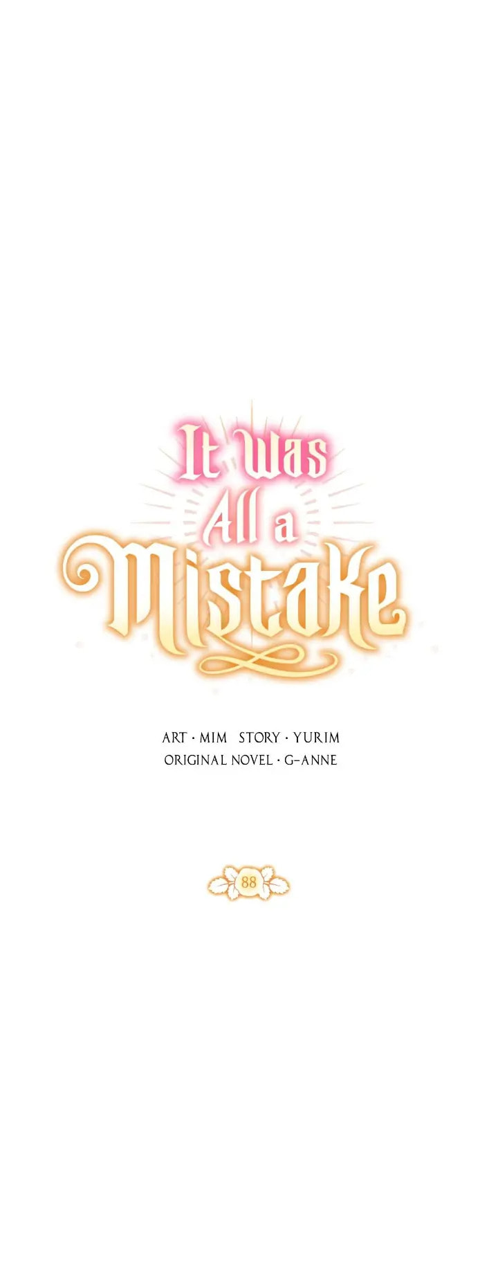 It Was All a Mistake
