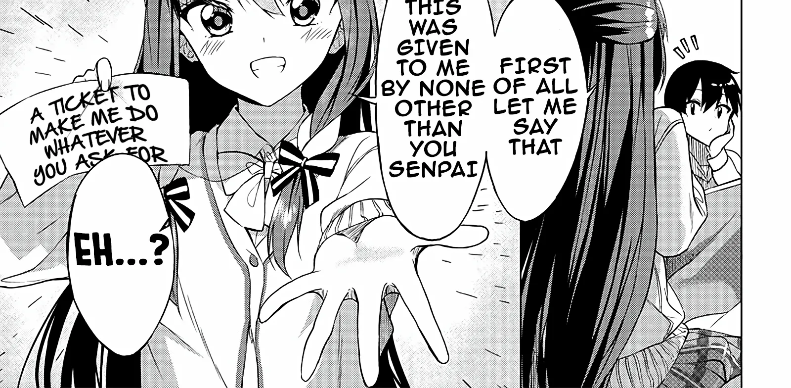 You'll listen to me, won't you? Senpai