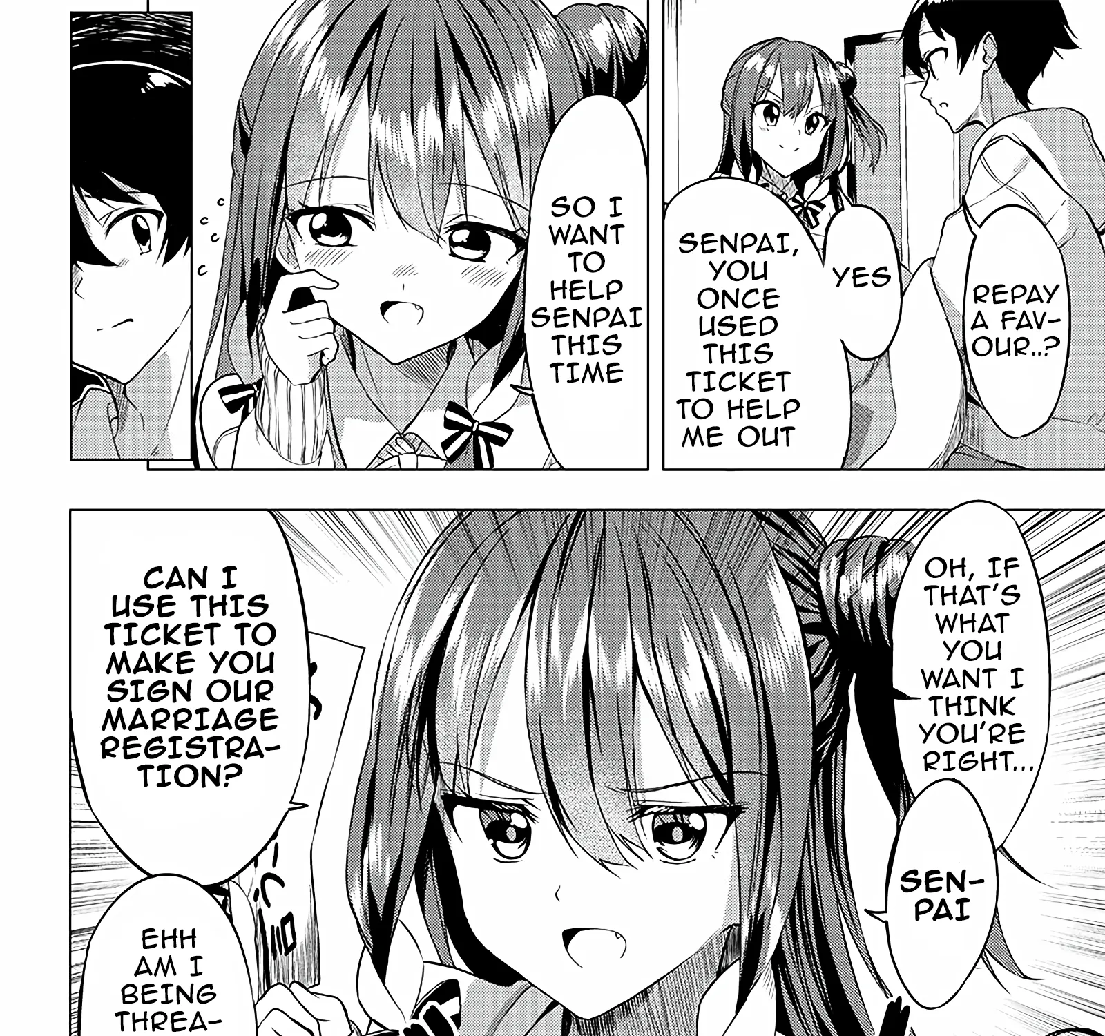 You'll listen to me, won't you? Senpai