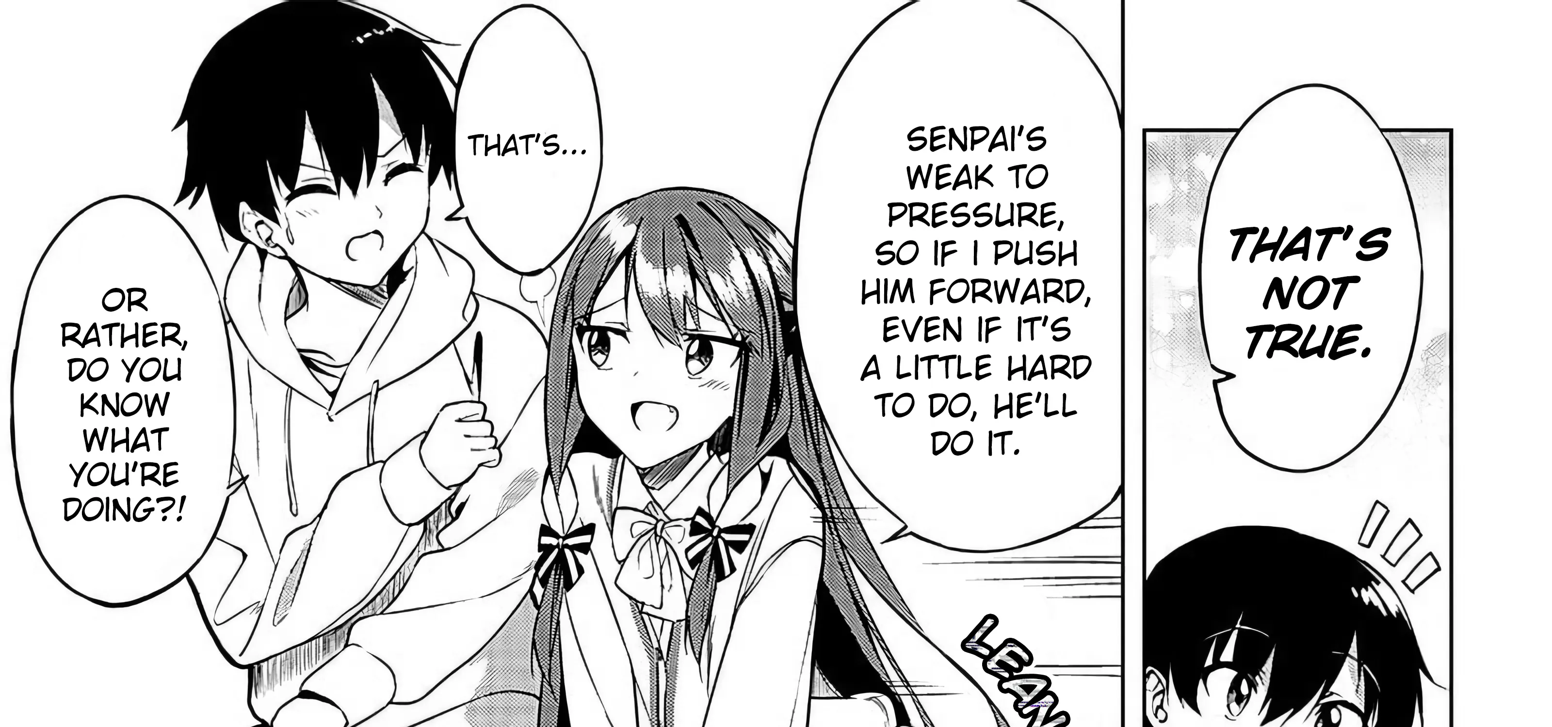 You'll listen to me, won't you? Senpai