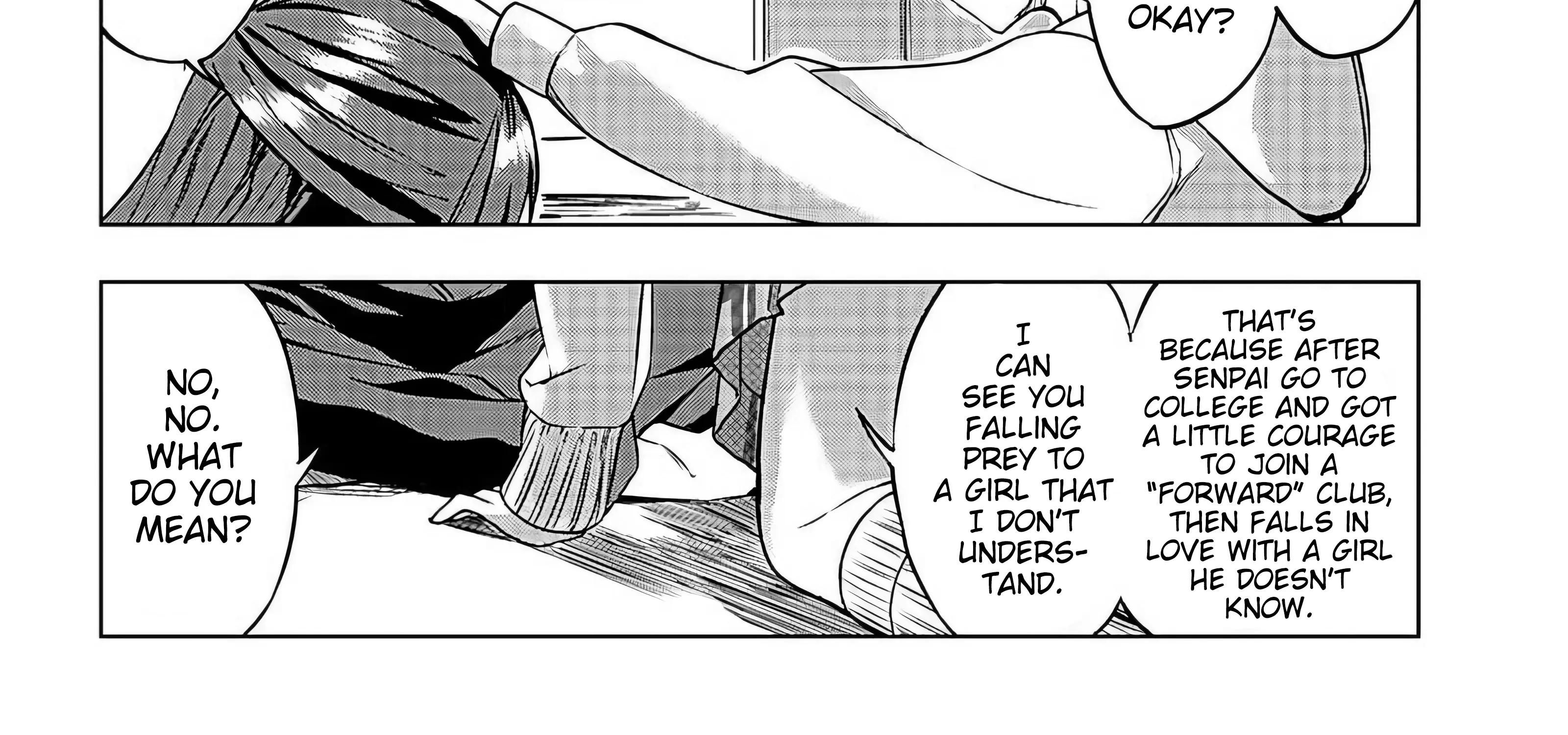 You'll listen to me, won't you? Senpai