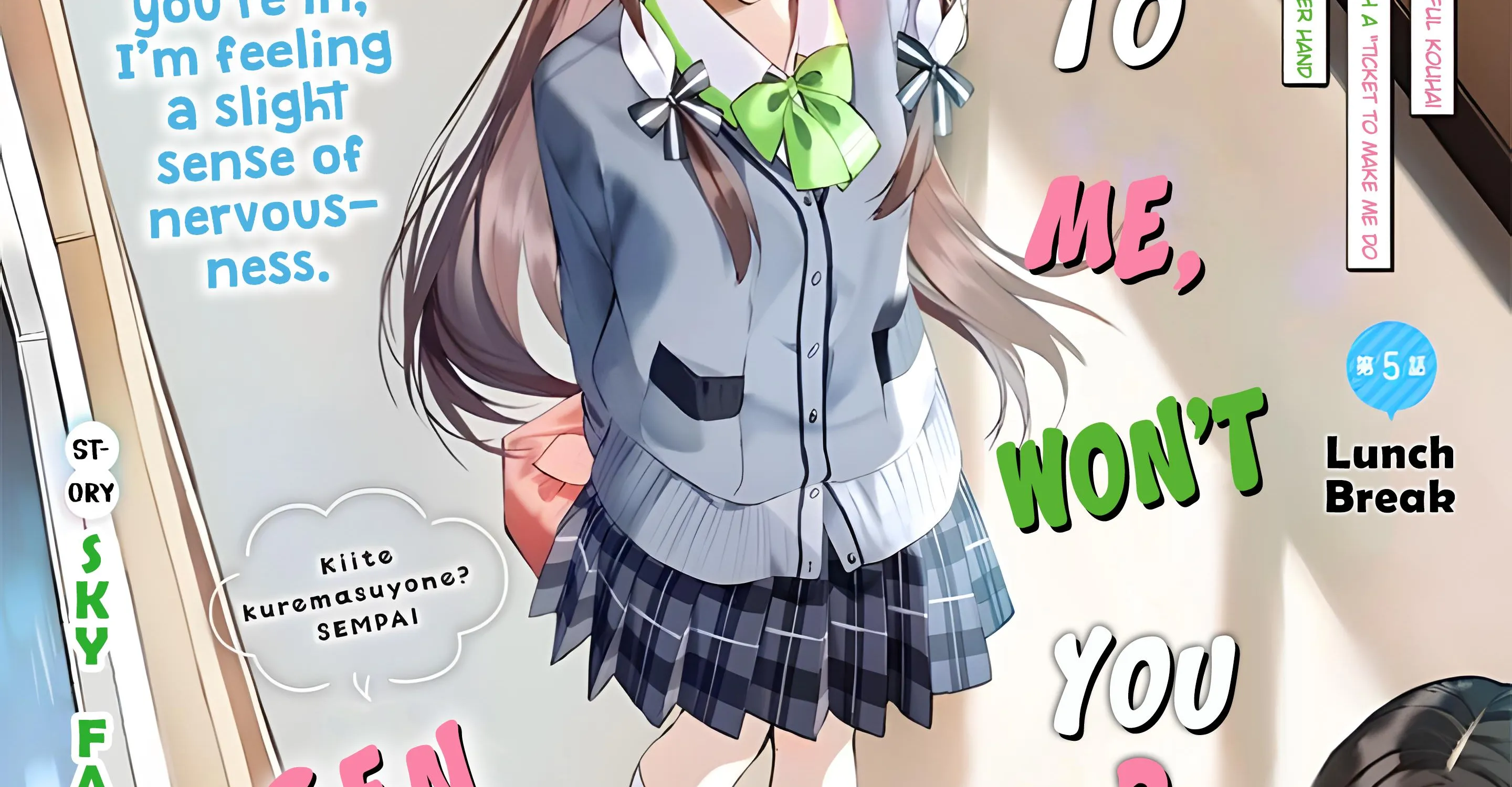 You'll listen to me, won't you? Senpai