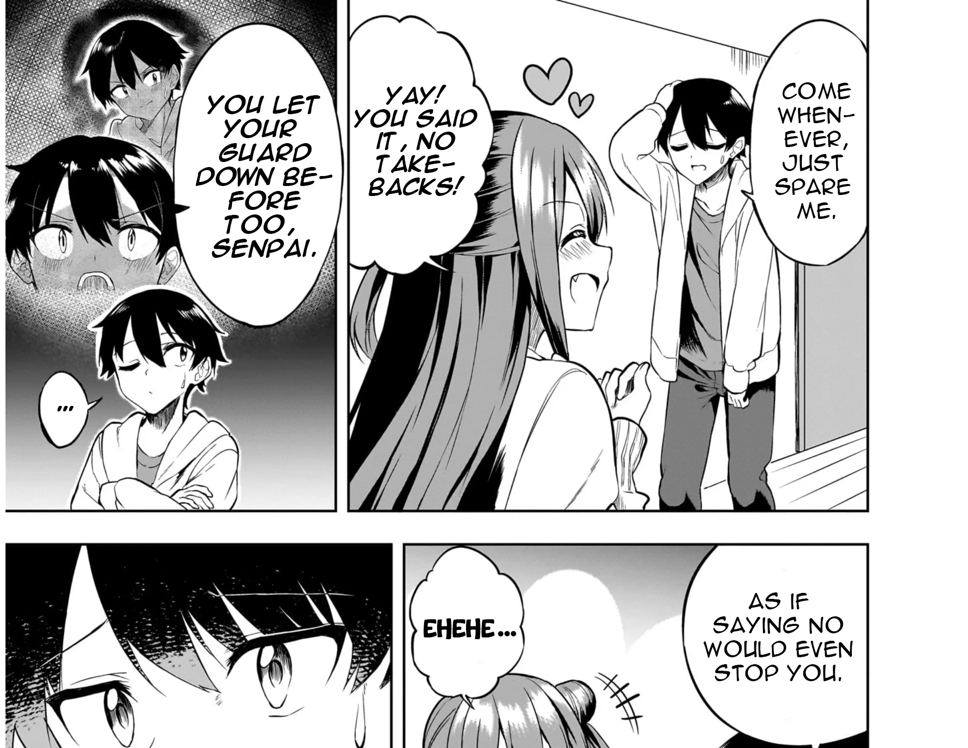 You'll listen to me, won't you? Senpai