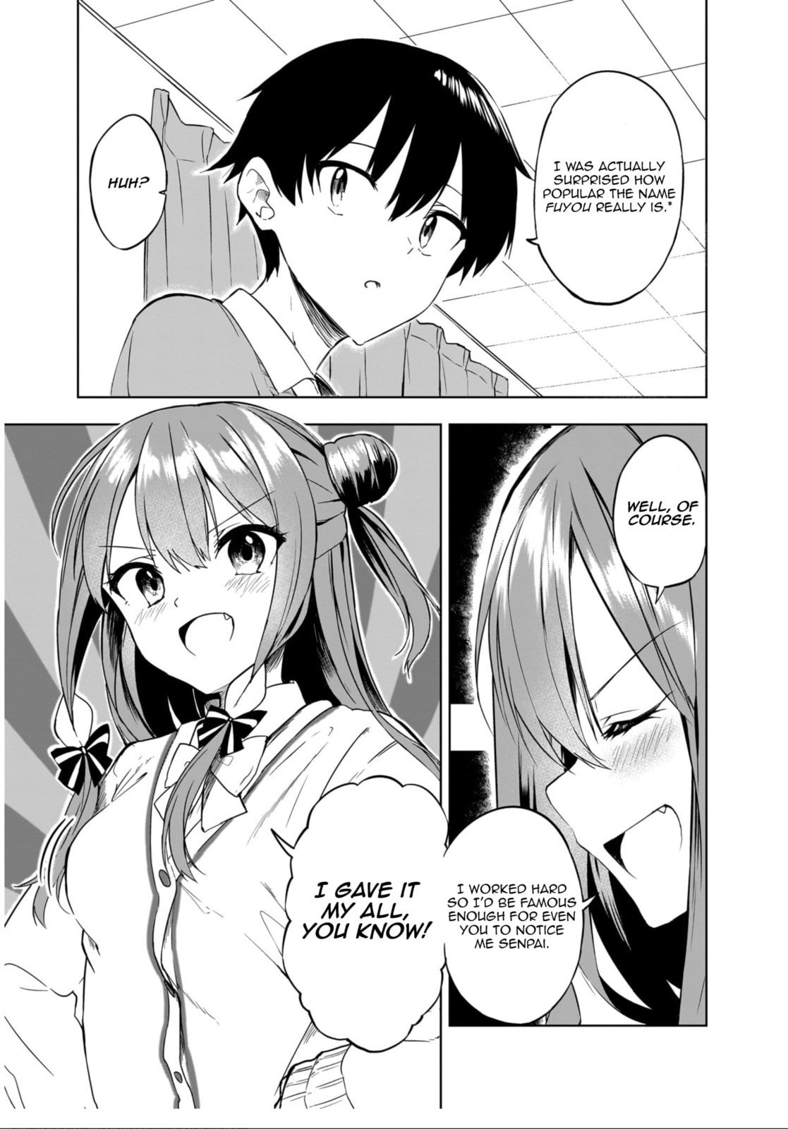 You'll listen to me, won't you? Senpai