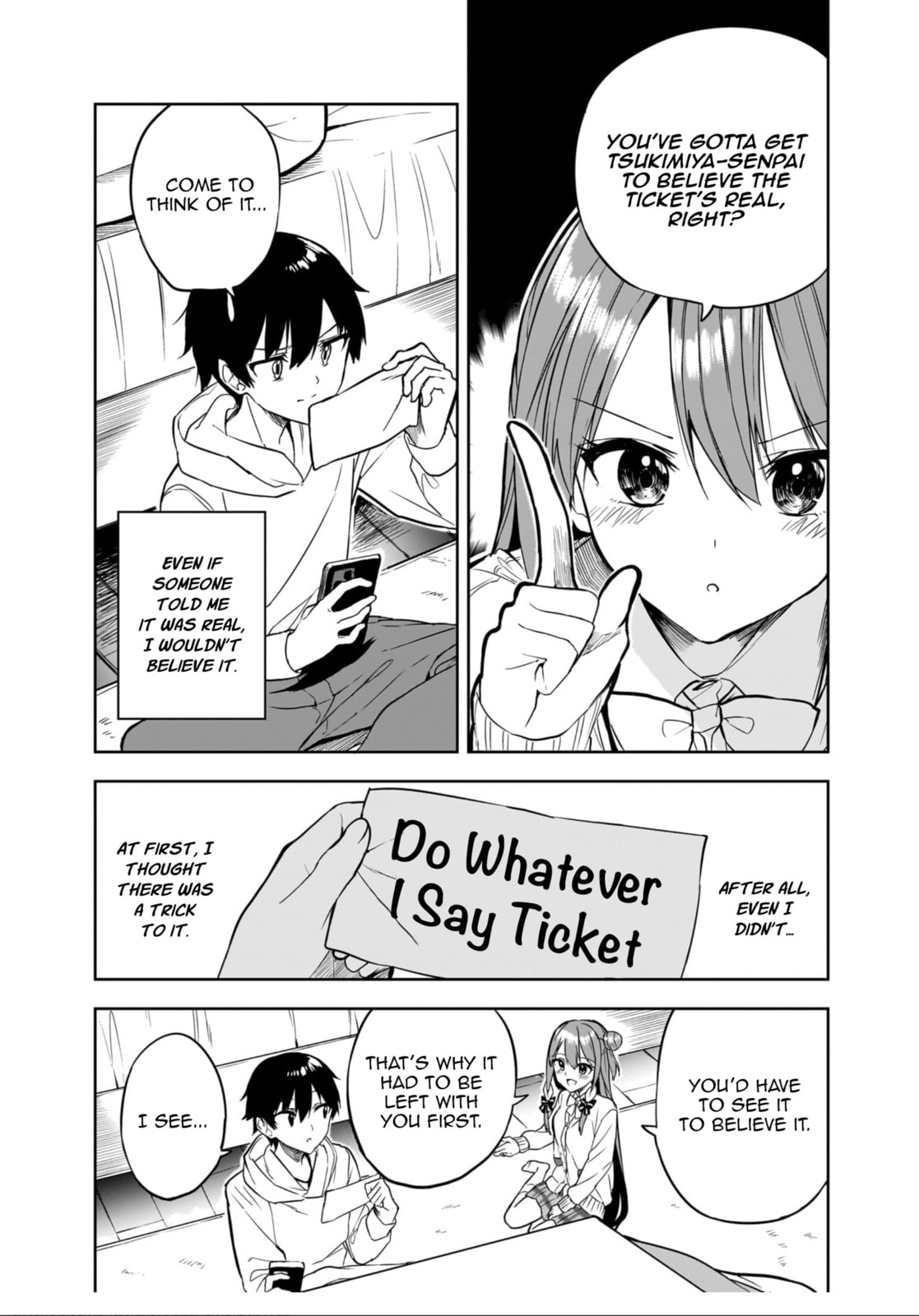 You'll listen to me, won't you? Senpai