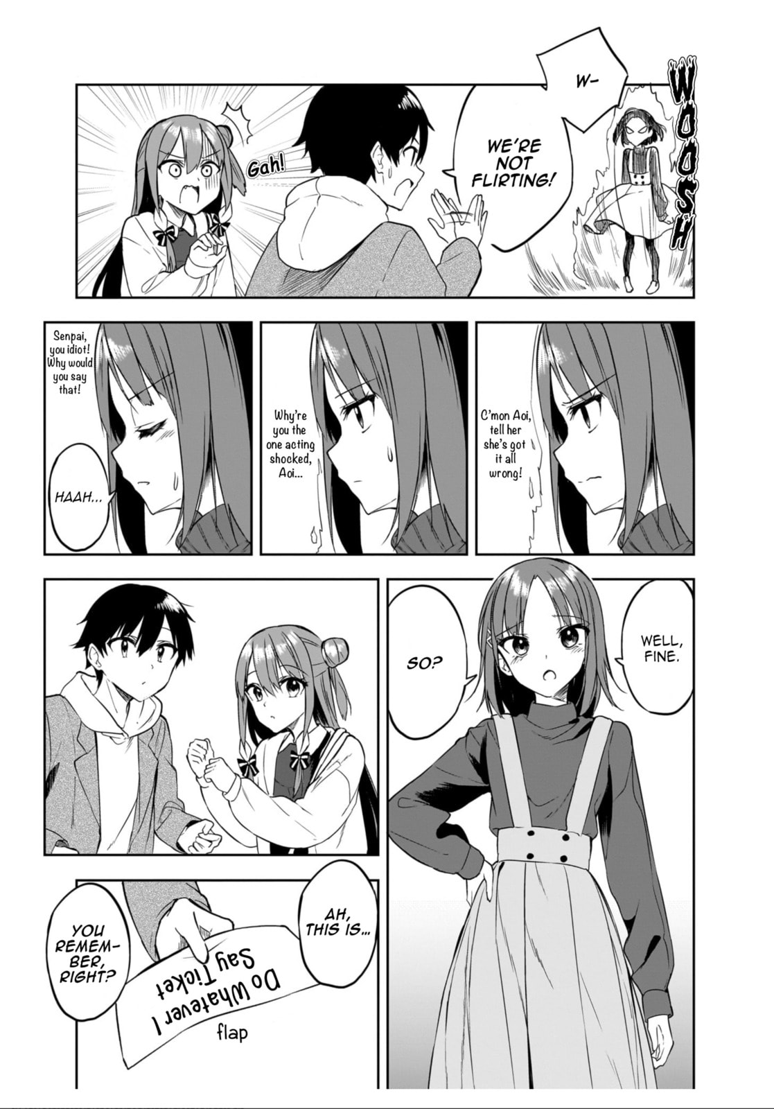 You'll listen to me, won't you? Senpai
