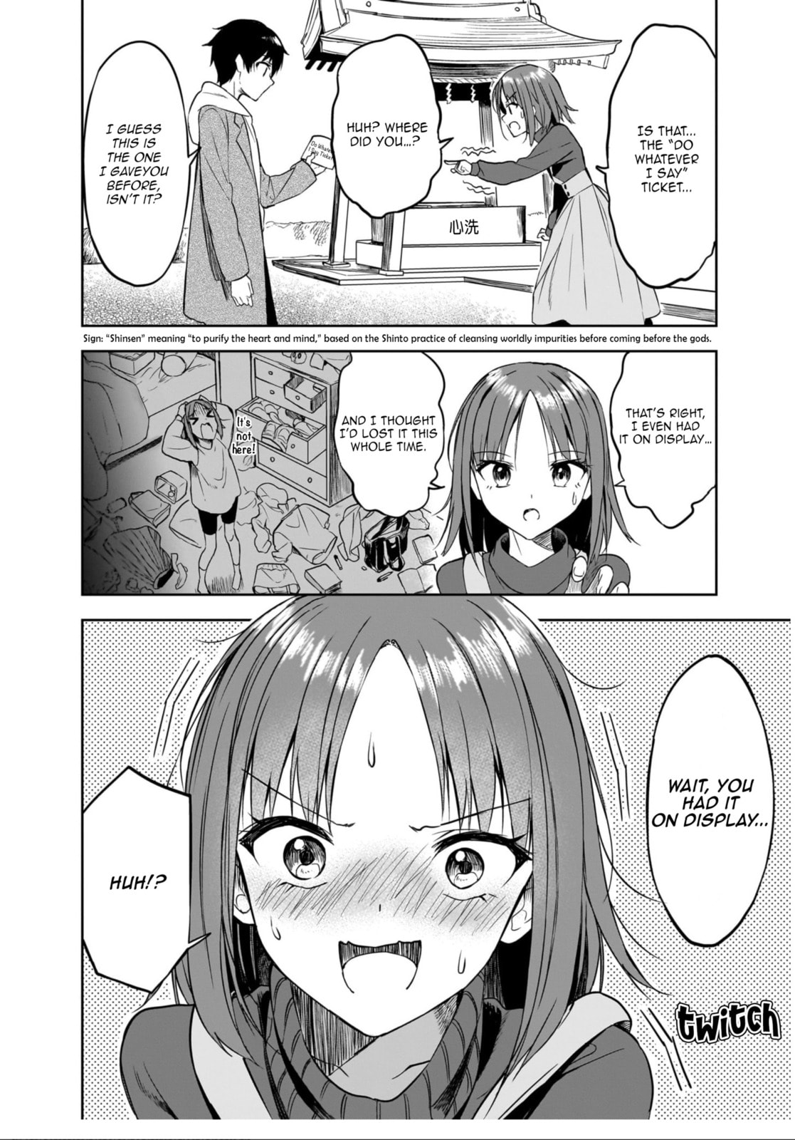 You'll listen to me, won't you? Senpai