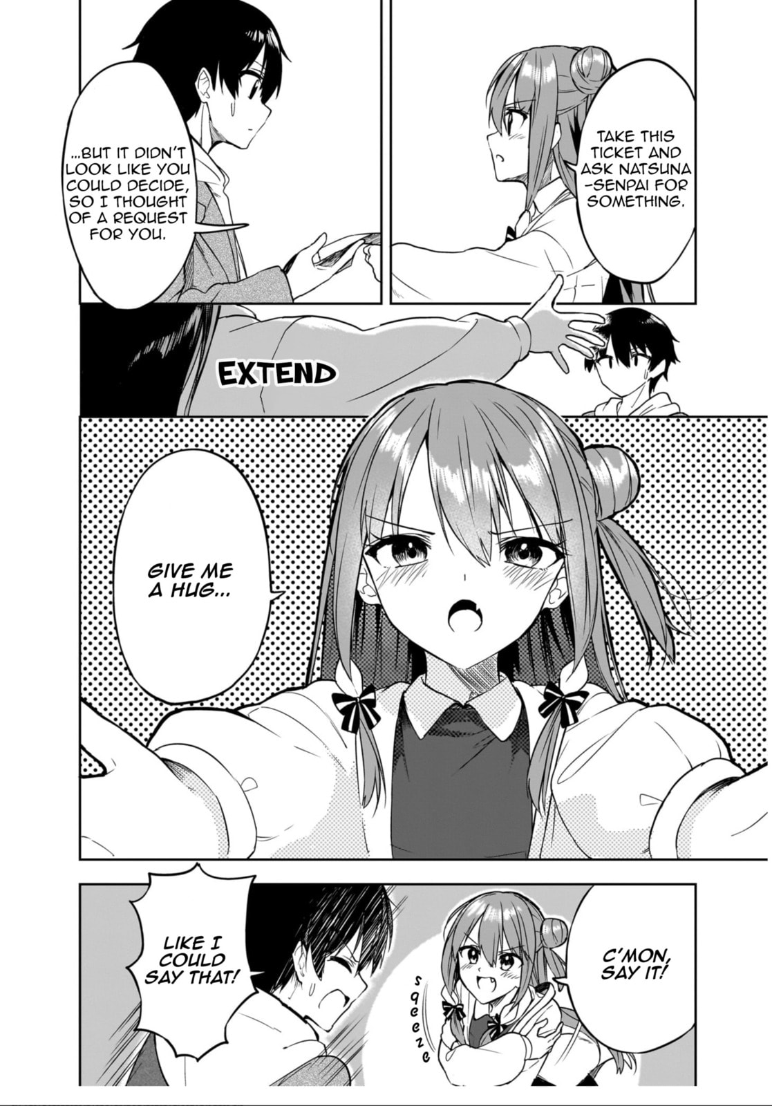 You'll listen to me, won't you? Senpai