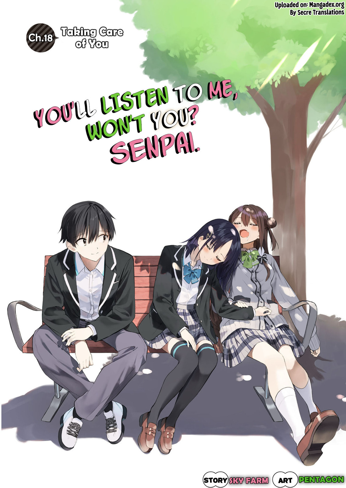 You'll listen to me, won't you? Senpai