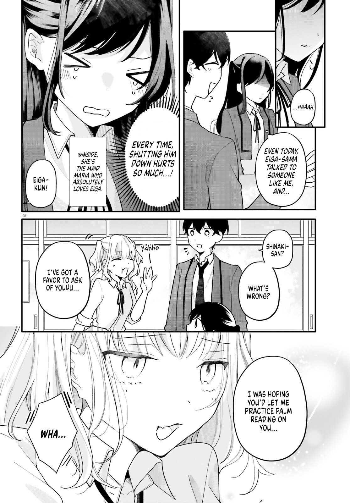 My maid looks like the girl I like in my class
