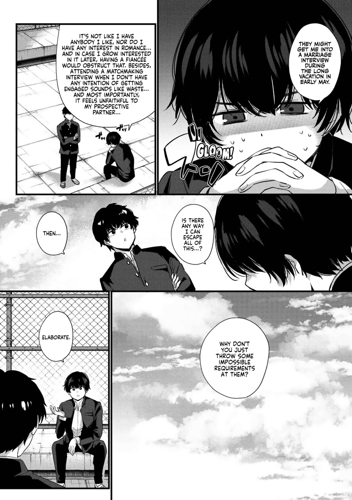 About That Time I Didn’t Want to Have a Matchmaking Interview, So I Set Some Impossible Conditions and Then My Classmate Showed Up