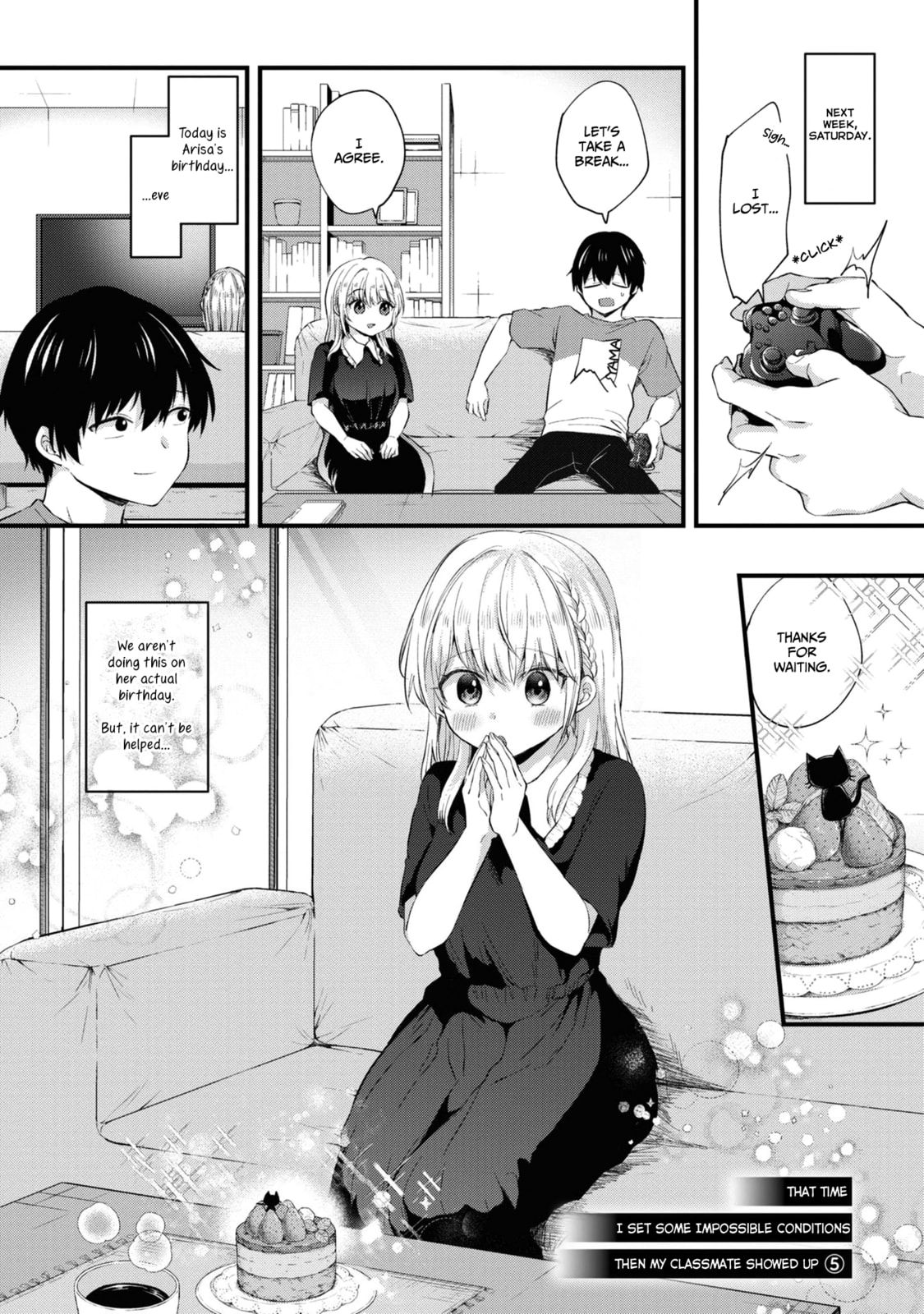 About That Time I Didn’t Want to Have a Matchmaking Interview, So I Set Some Impossible Conditions and Then My Classmate Showed Up