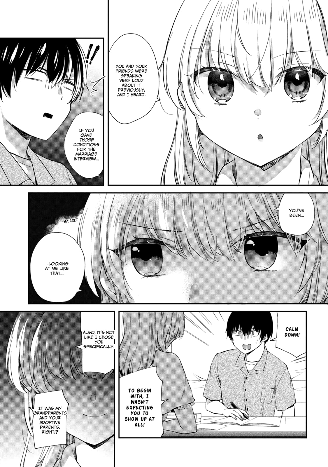 About That Time I Didn’t Want to Have a Matchmaking Interview, So I Set Some Impossible Conditions and Then My Classmate Showed Up