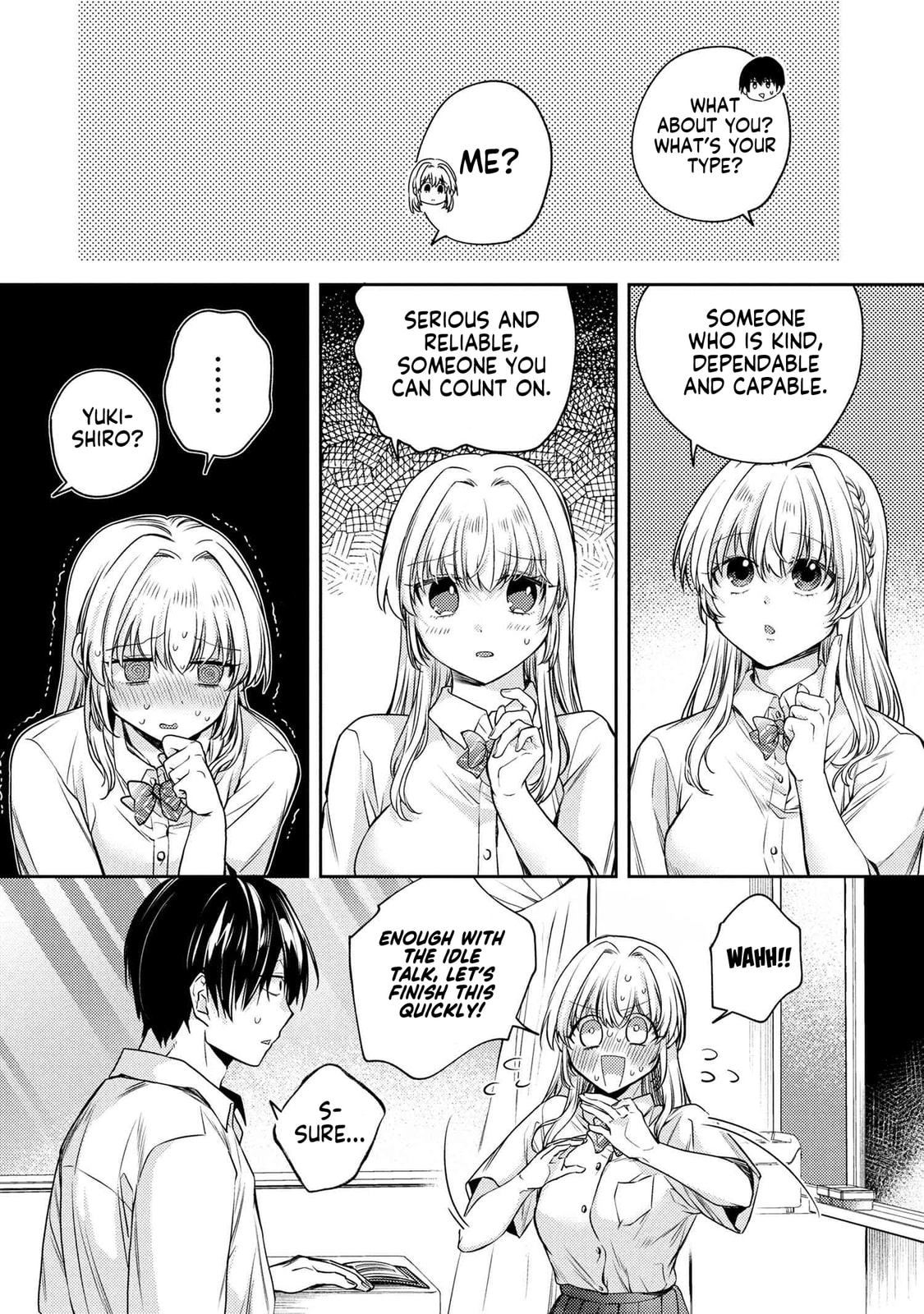 About That Time I Didn’t Want to Have a Matchmaking Interview, So I Set Some Impossible Conditions and Then My Classmate Showed Up