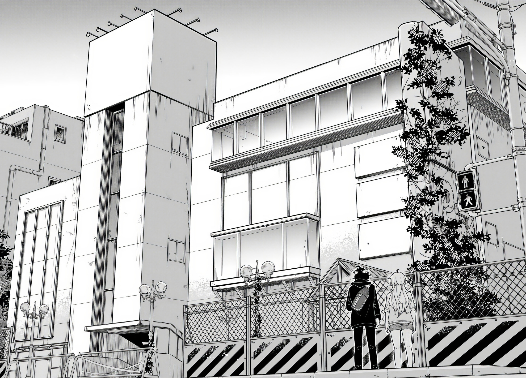 Two-Person Town-Walking