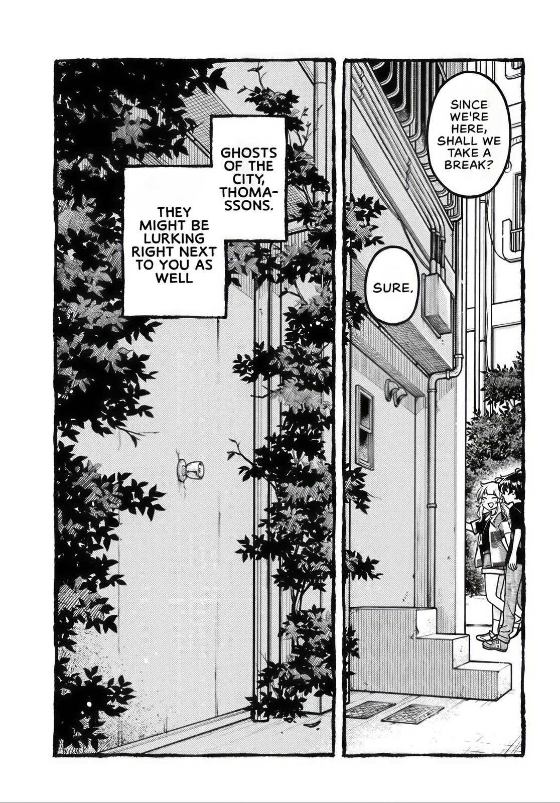 Two-Person Town-Walking