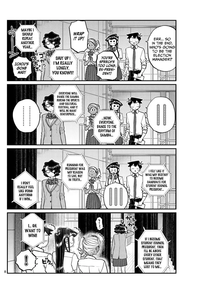 Komi-san wa Komyushou Desu — Chapter 202 — Page 8