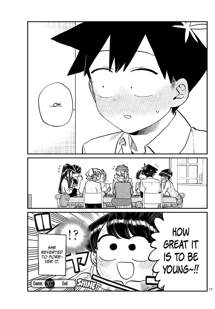 Komi-san wa Komyushou Desu — Chapter 207 — Page 17