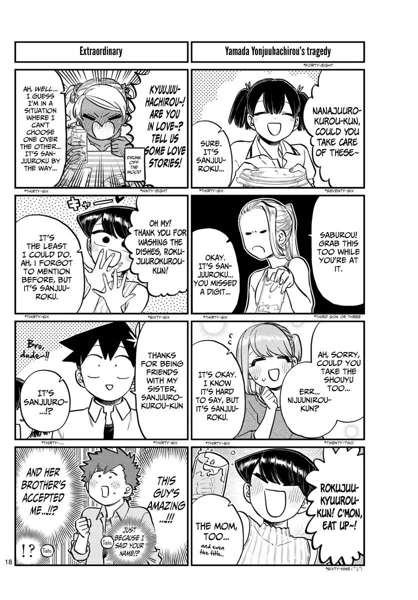 Komi-san wa Komyushou Desu — Chapter 207 — Page 18