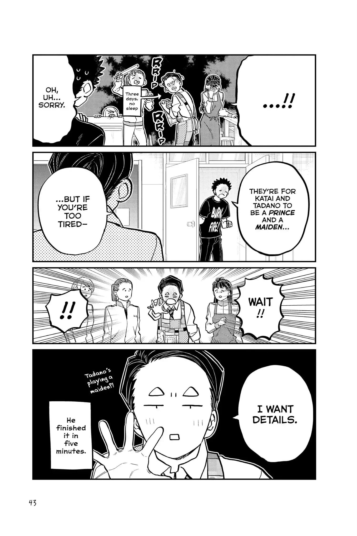 Komi-san wa Komyushou Desu — Chapter 238 — Page 5