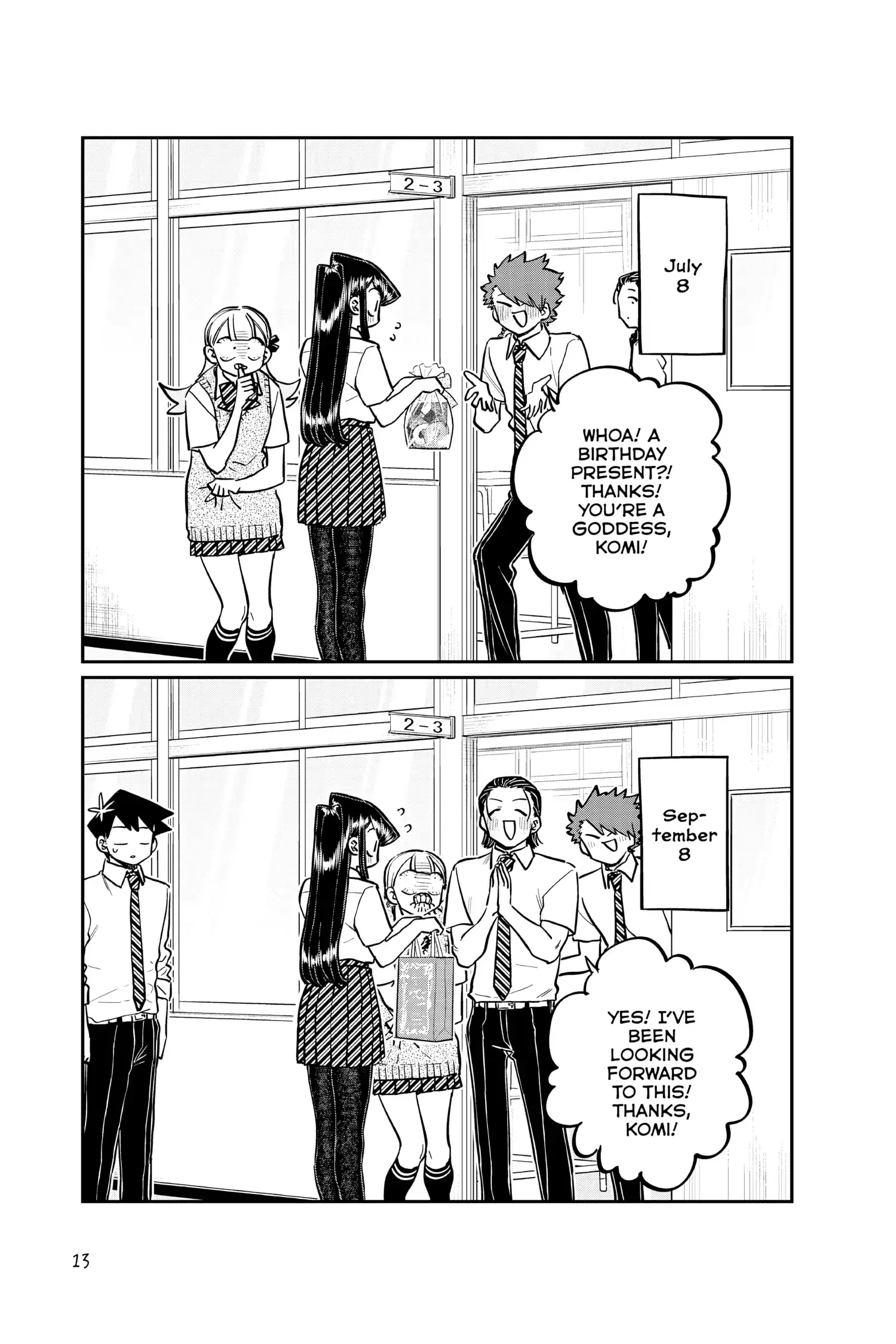 Komi-san wa Komyushou Desu — Chapter 259 — Page 14