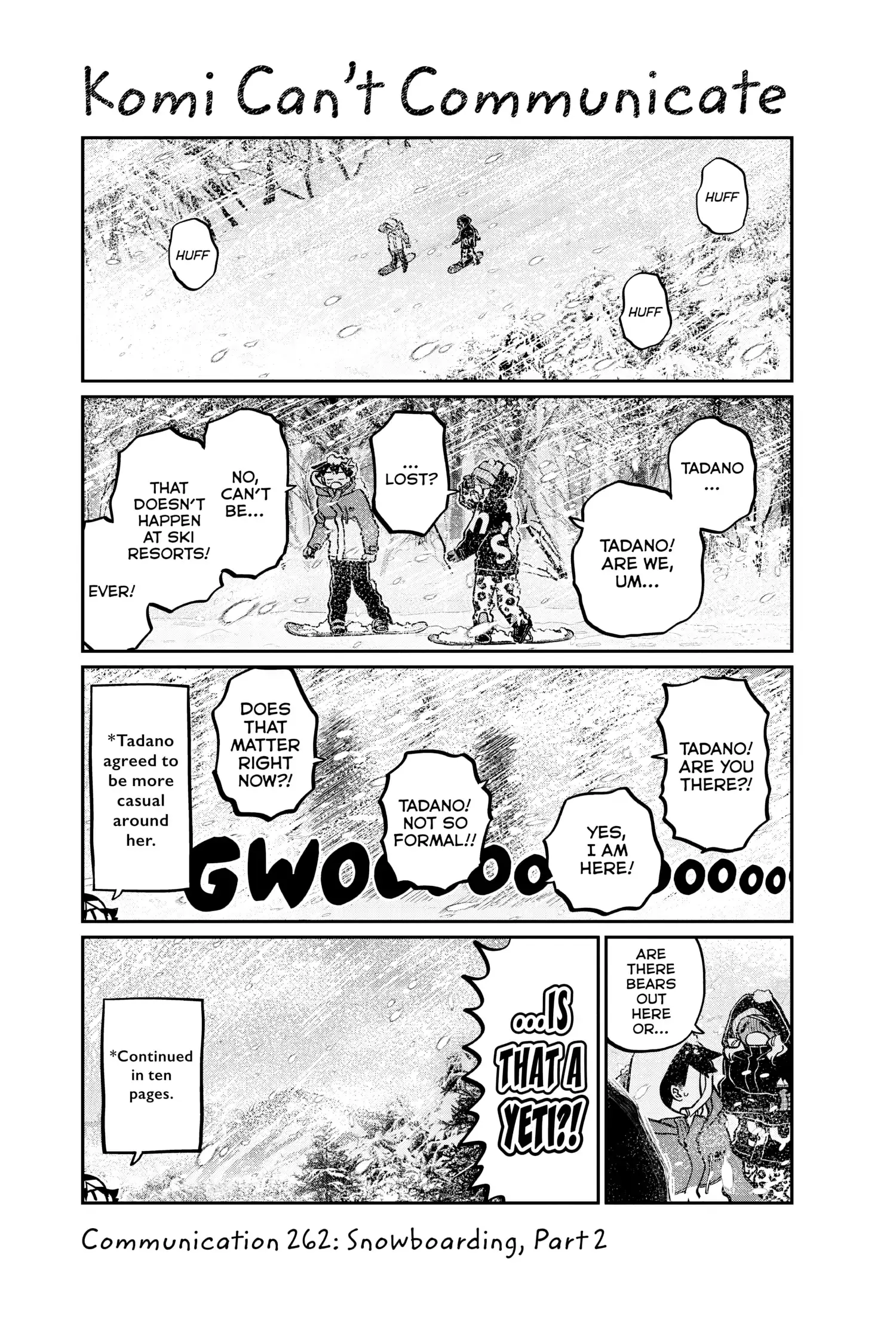 Komi-san wa Komyushou Desu — Chapter 262 — Page 3