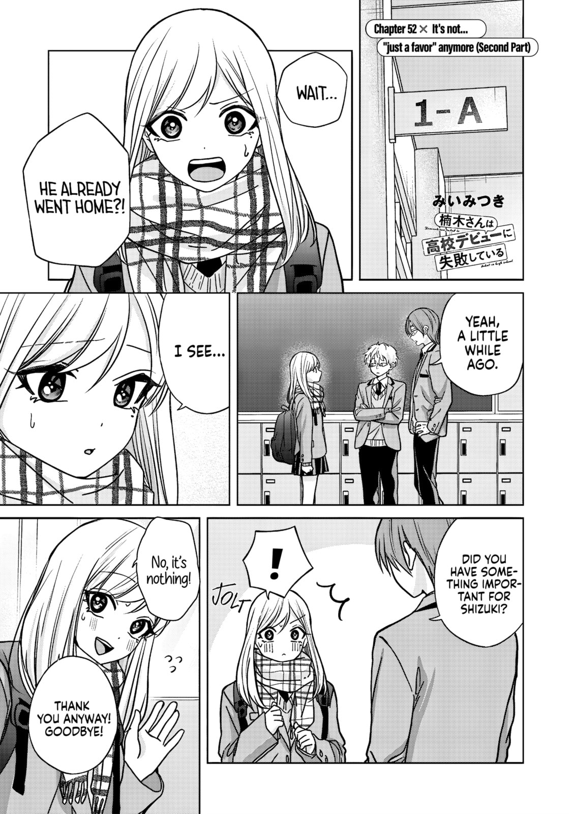 Kusunoki's Flunking Her High School Glow-Up