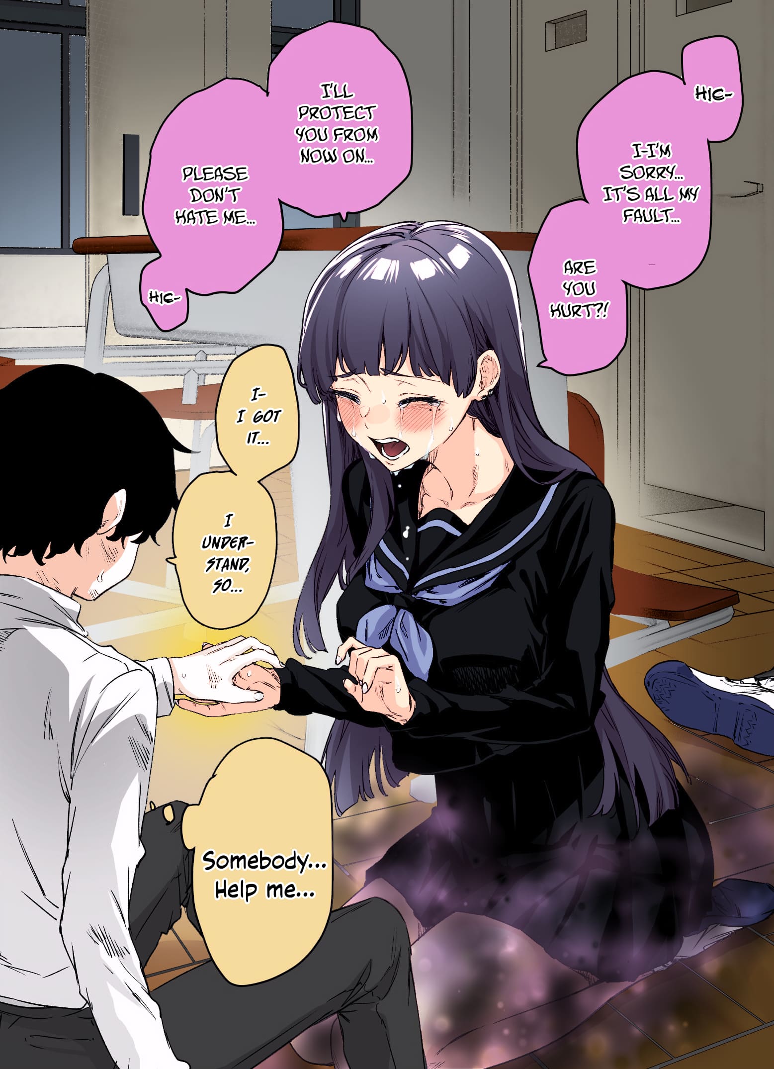 I Thought She Was a Yandere, but Apparently She's Even Worse (Colored)