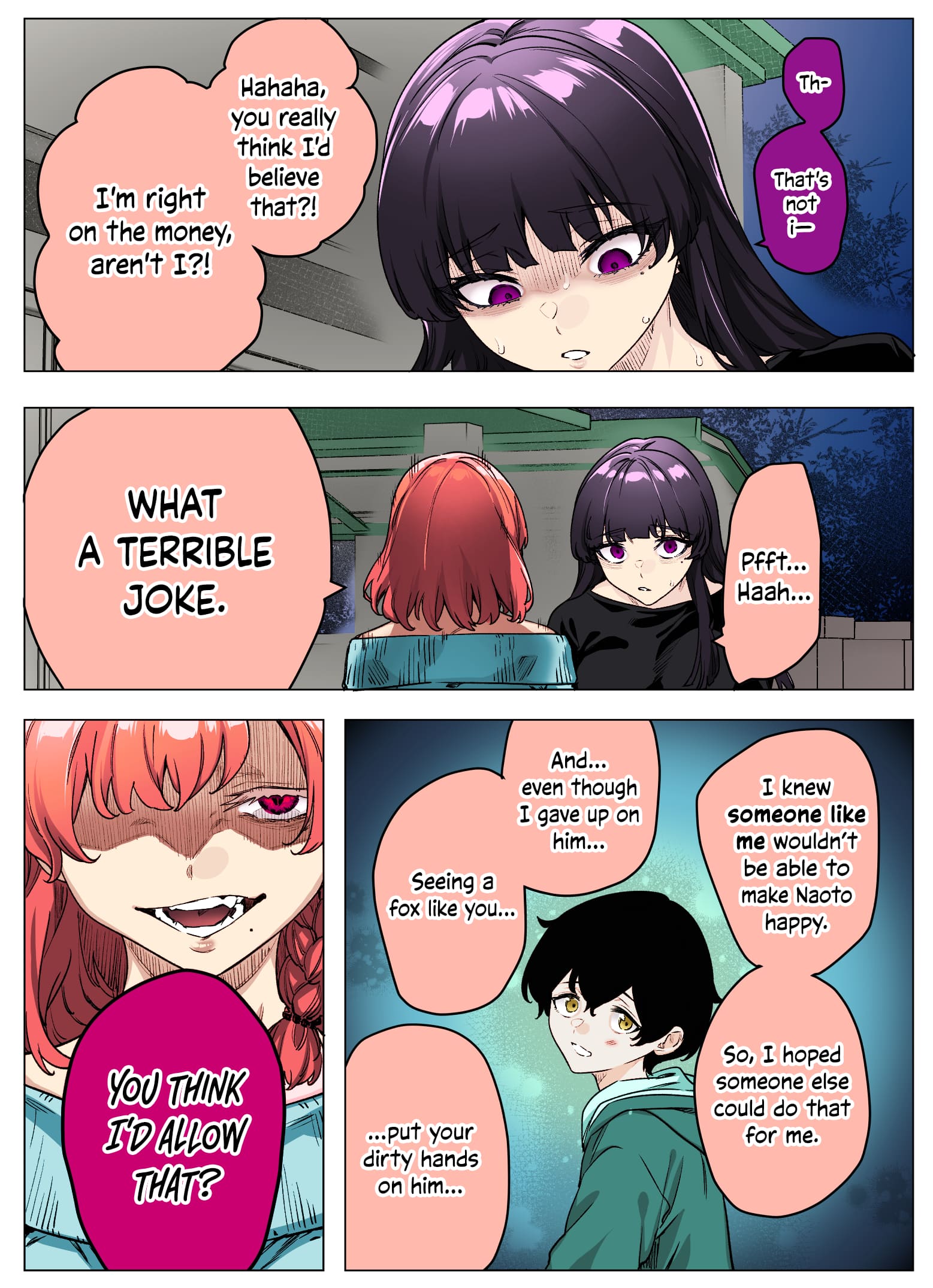 I Thought She Was a Yandere, but Apparently She's Even Worse (Colored)