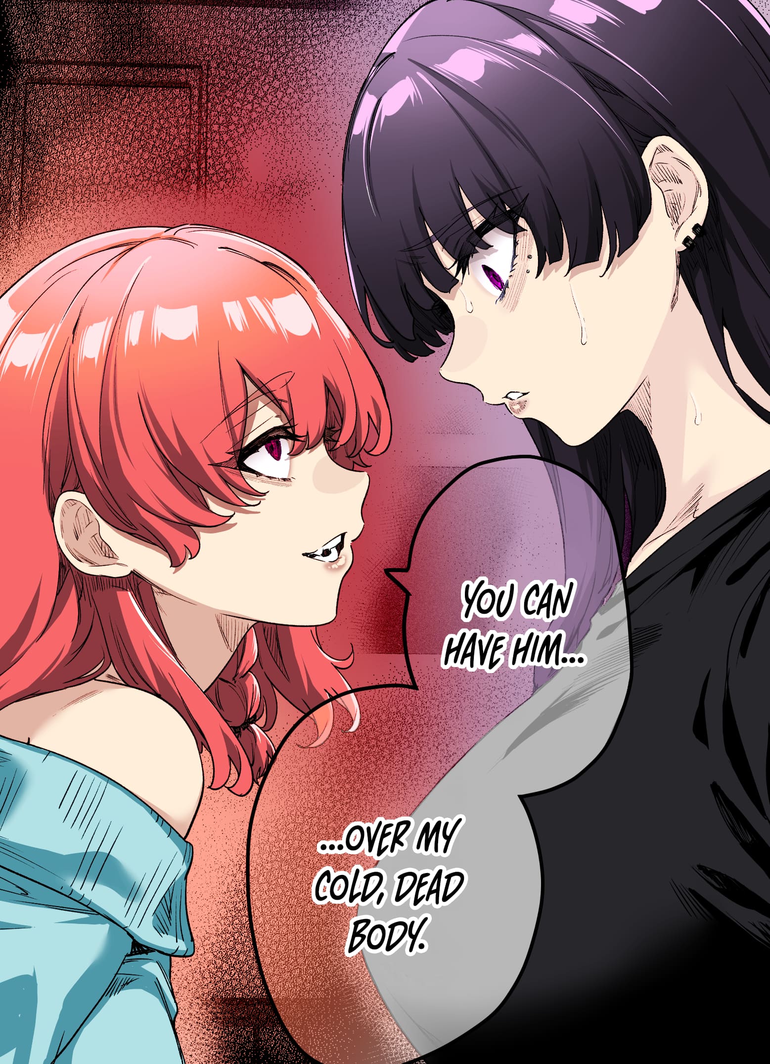 I Thought She Was a Yandere, but Apparently She's Even Worse (Colored)